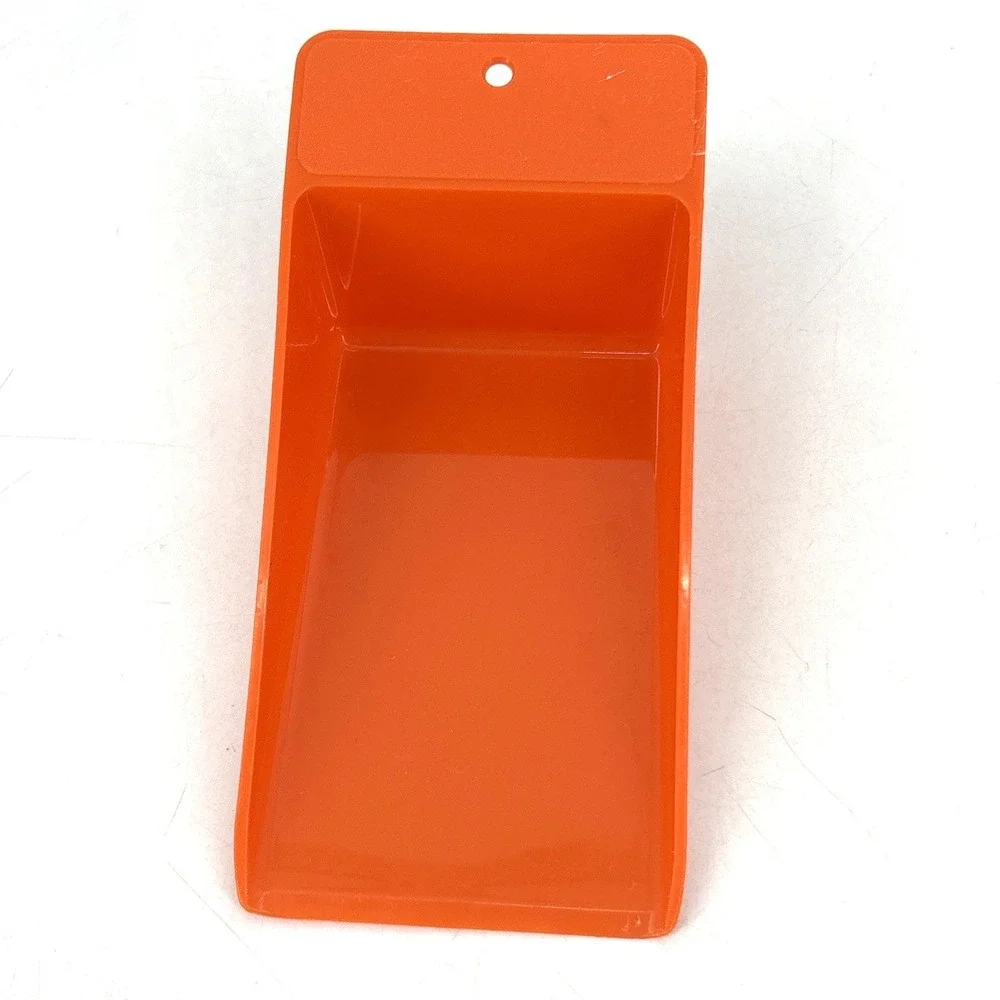 Vintage Tupperware Orange Scoop with Handle Lot #878-1 & 1452-1